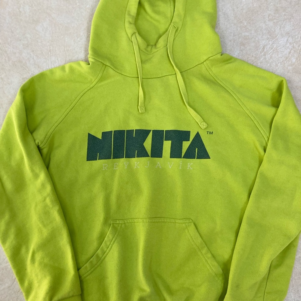 Nikita Reykjavik lime green hoodie
